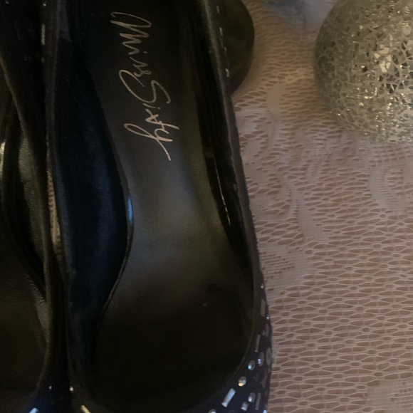 Miss Sixty Black Studded Heels - Picture 12 of 16